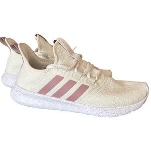 Adidas Cloudfoam Pure 2.0 Running Shoes Women’s Cream Vapour Pink Speckled 11